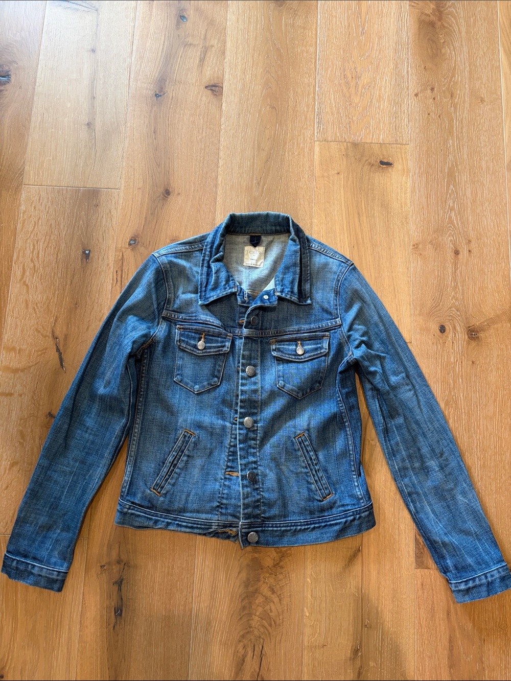 J. Crew Women's Classic Denim Jacket - Blue Wash